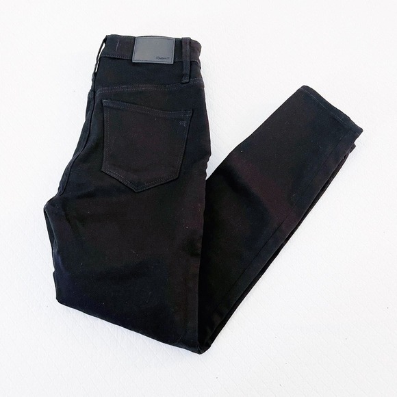 Madewell Curvy High-Rise Black Denim Jeans SZ26P - Picture 2 of 8